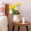 White vase, handcrafted